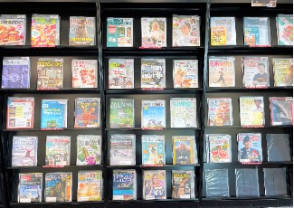 Magazines on Display
